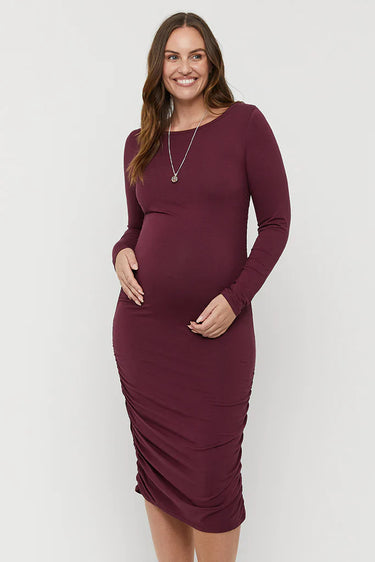 Organic Bamboo Maternity Selena Dress Dress from Bamboo Body maternity store australia